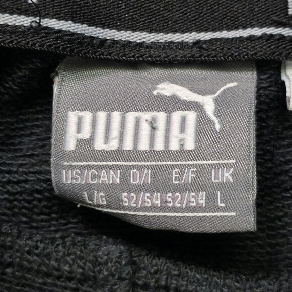 Puma Black Joggers Sweatpants Men’s L Track Athletic - Picture 3 of 9